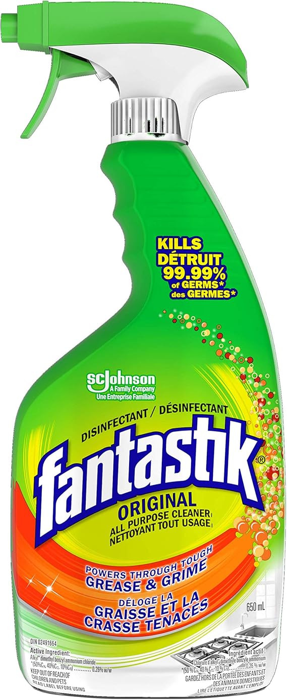 Fantastik All Purpose Cleaning Spray, Bathroom and Kitchen Cleaner, 650mL | Amazon (CA)