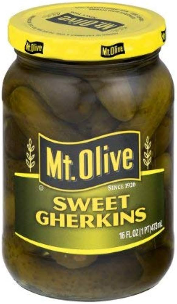 Mt Olive Sweet Gherkins 16oz 6pack | Amazon (US)