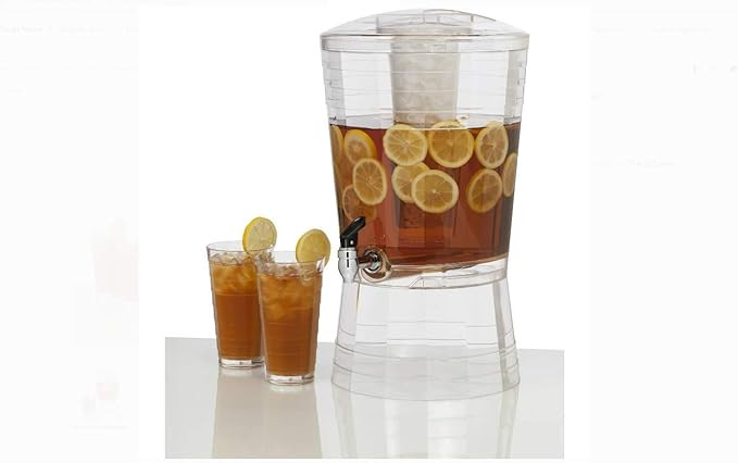 CreativeWare CreativWare 3-Gallon Mosaic Beverage Dispenser, Clear | Amazon (US)