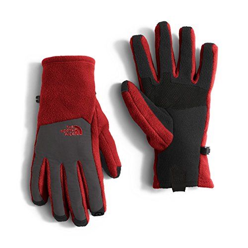 The North Face Denali Etip Glove Men's Cardinal Red/Asphalt Grey Medium | Amazon (US)