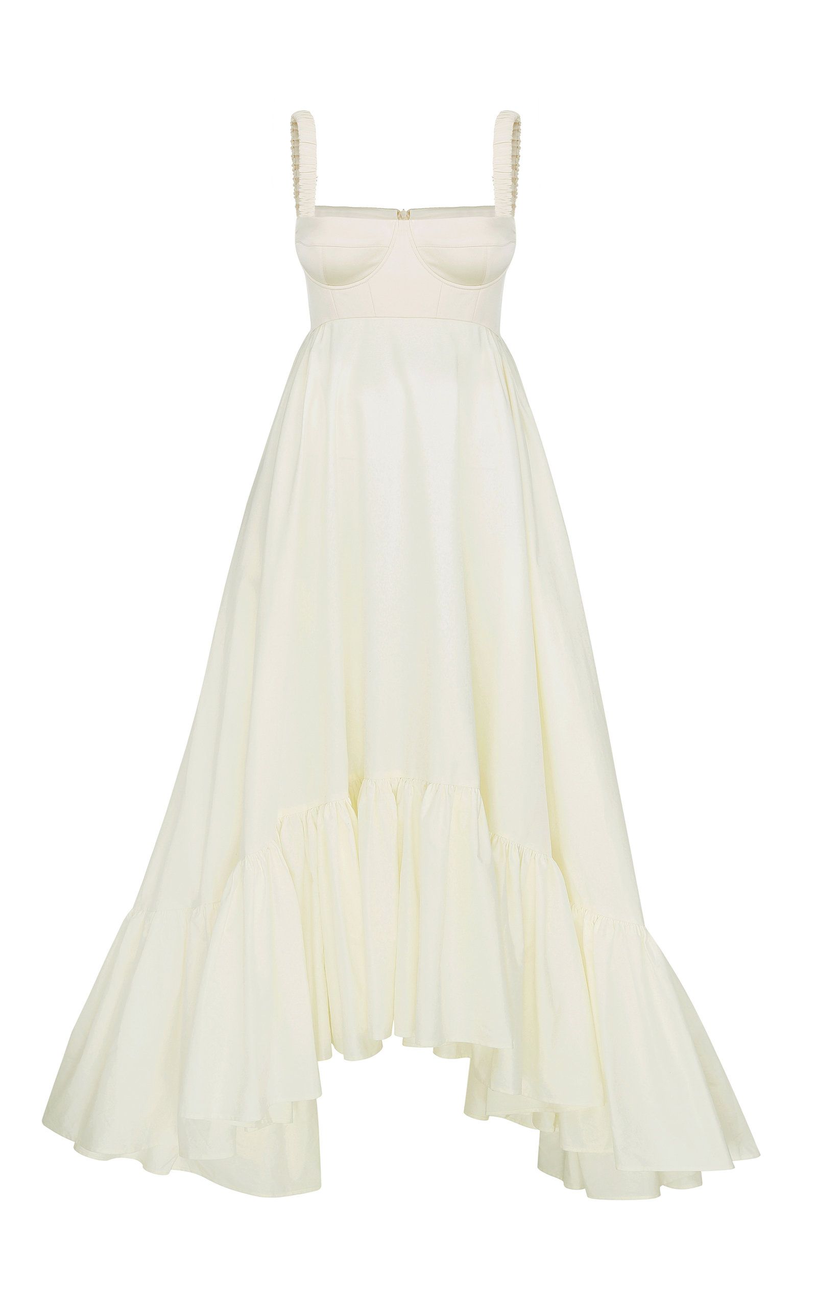 Snowdrop Asymmetric Cotton-Blend Maxi Dress | Moda Operandi (Global)