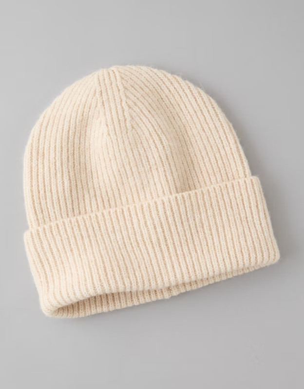 AE Cozy Ribbed Beanie | American Eagle Outfitters (US & CA)
