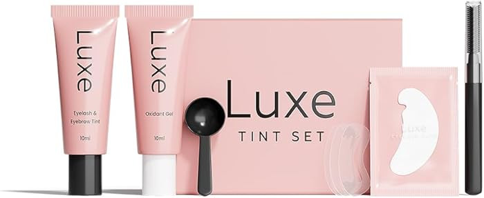 Luxe Cosmetics - Brown Color Set for Lashes and Brows - Long Lasting Temporary Color (Up to 4 Wee... | Amazon (US)