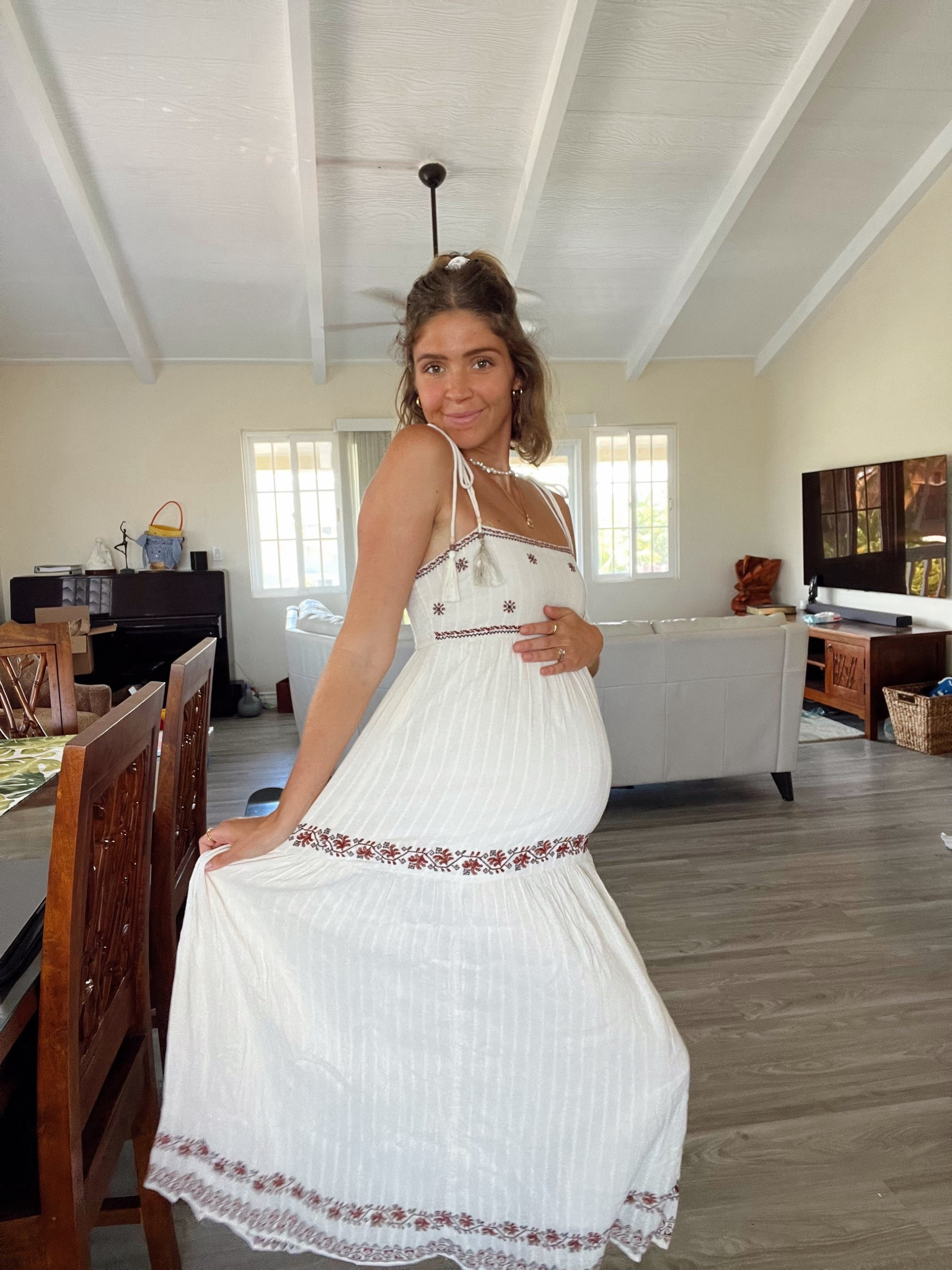 sooo perfect for the bump!! So soft and beautiful!! 

#LTKSeasonal #LTKFindsUnder100 #LTKBump