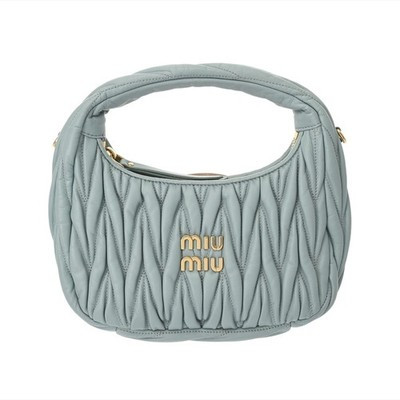 Miu Miu Wonder Hobo Bag 5BC125 Powder blue Women Shoulder Bag | eBay | eBay US