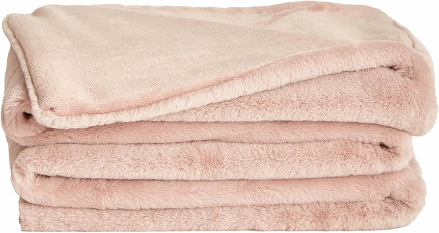 UnHide Lil’ Marsh Faux Fur Blanket - Lightweight, Soft Throw Blanket - Machine Washable - Ideal... | Amazon (US)