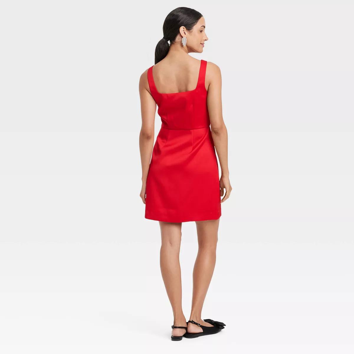 Women's Heavy Satin Mini Dress - A New Day™ | Target