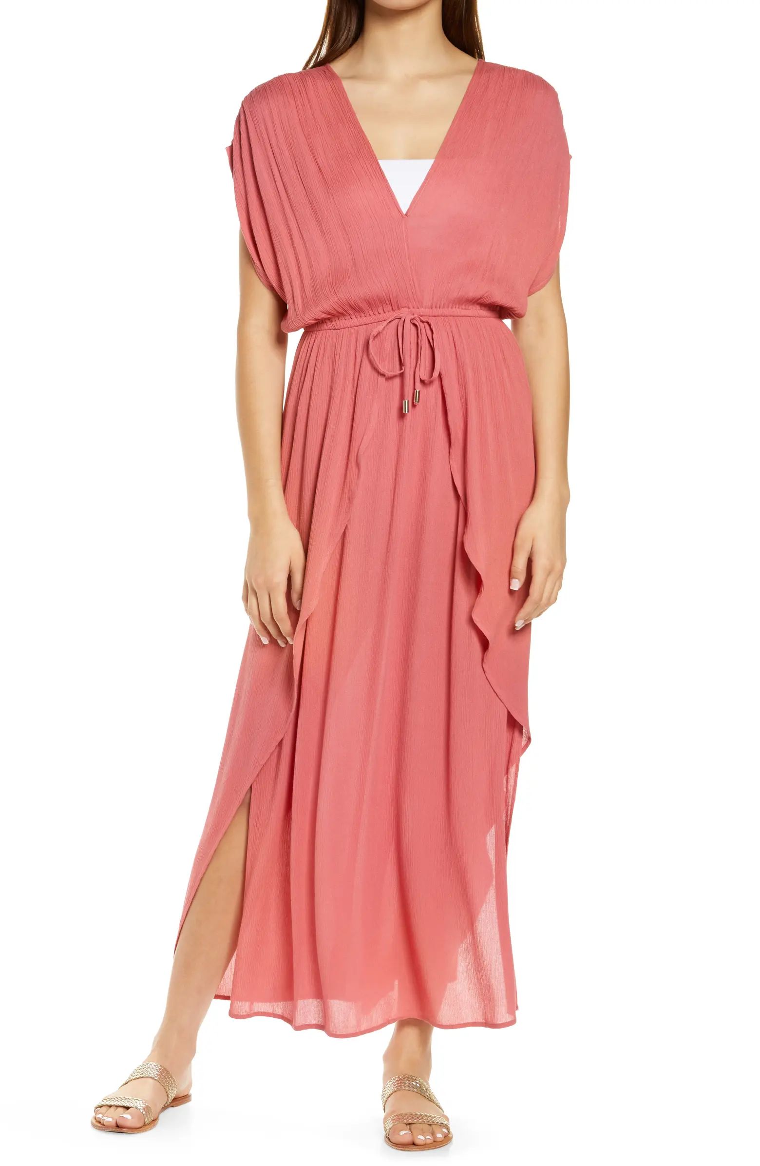 Wrap Maxi Cover-Up Dress | Nordstrom