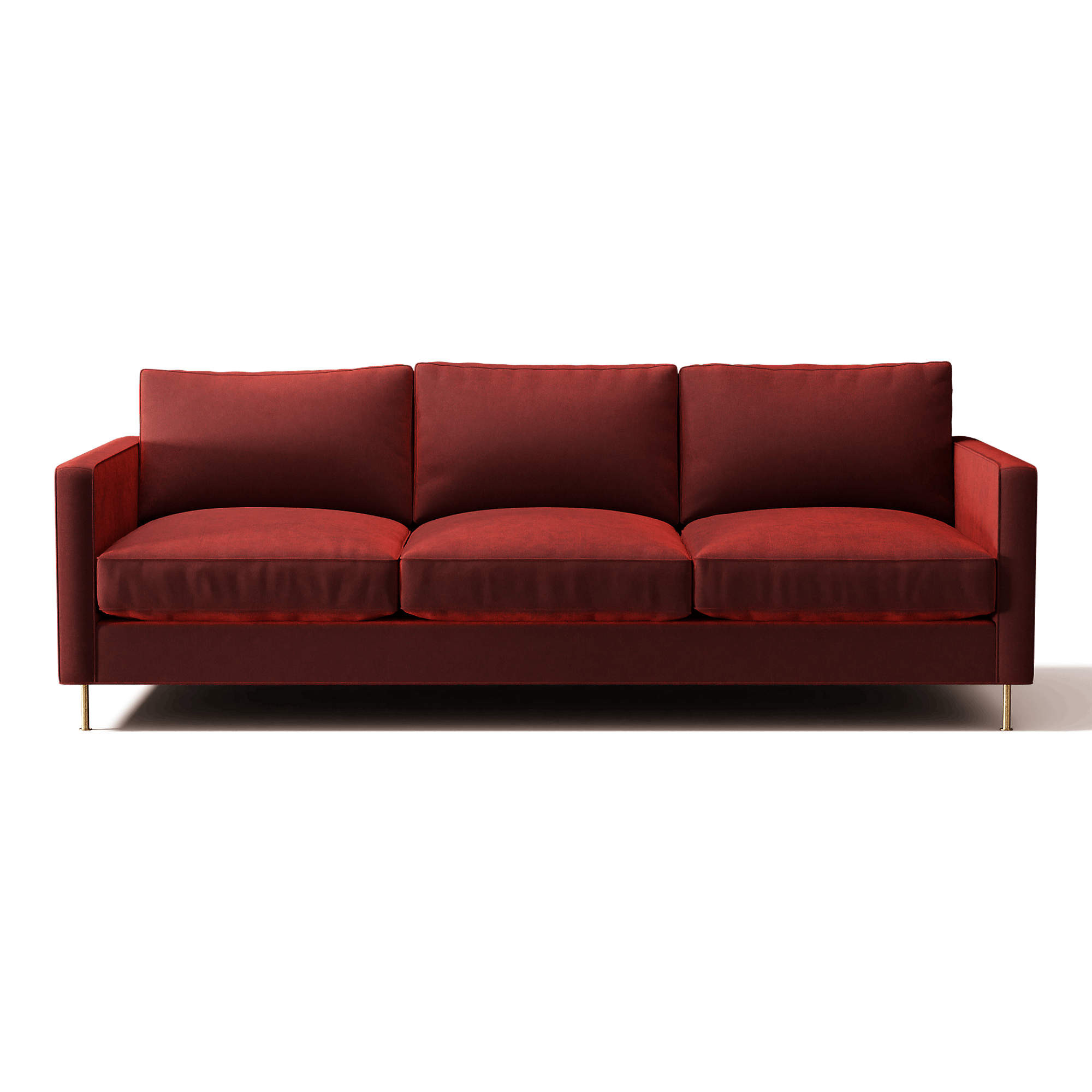 Brett 76" Jade Green Velvet Sofa + Reviews | CB2 | CB2