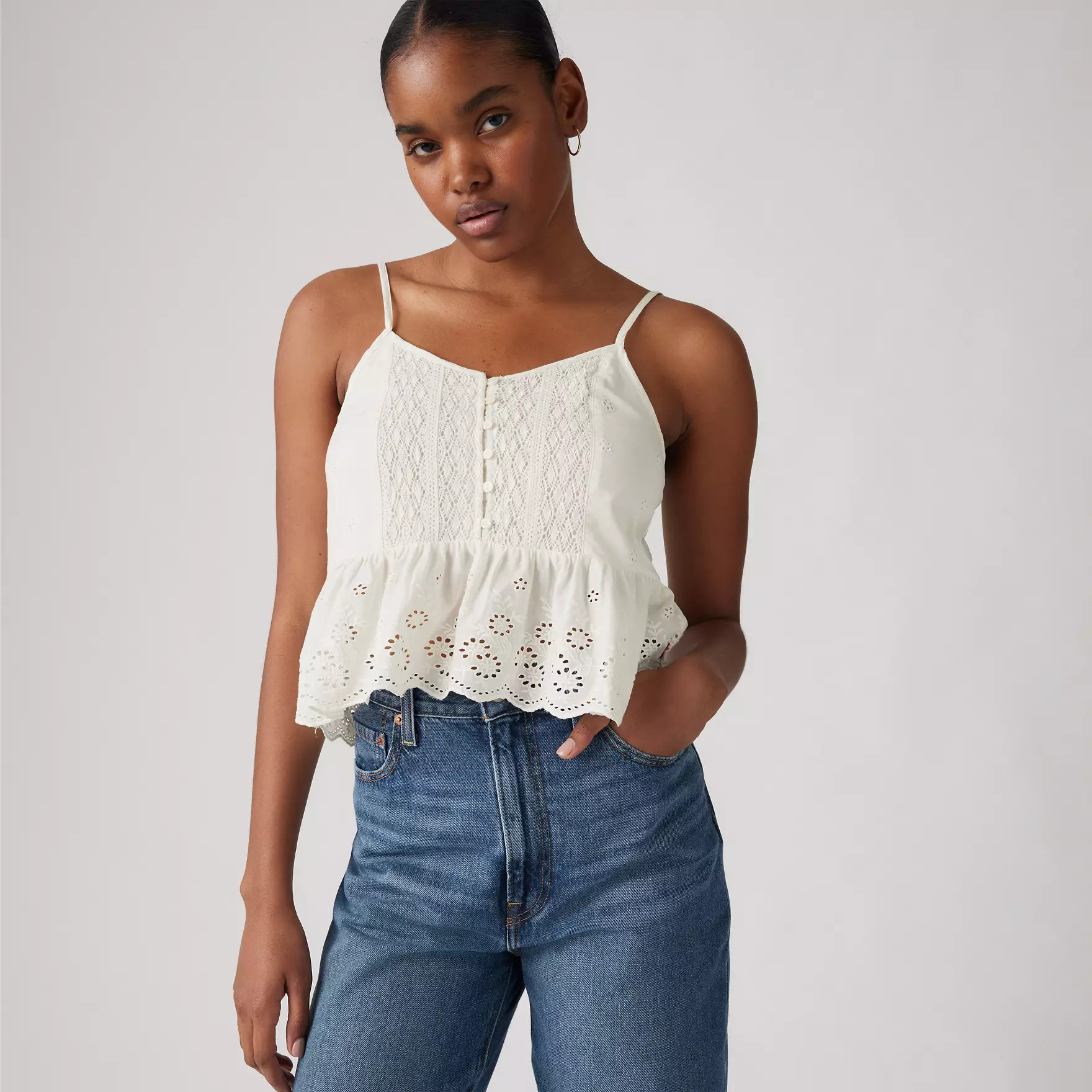 Cora Blouse - White | Levi's® CA | Levi's CA