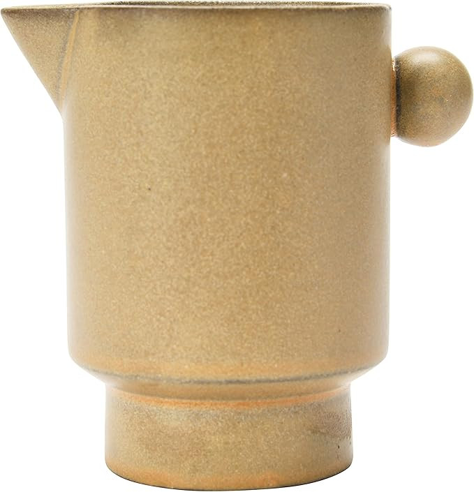 Creative Co-Op, Putty Stoneware Pitcher, 16 oz | Amazon (US)