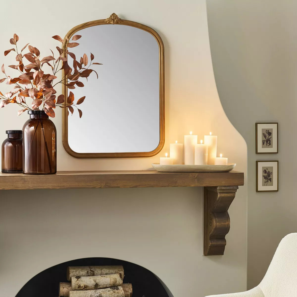 Tinted Glass Jug Vase Amber - Hearth & Hand™ with Magnolia | Target