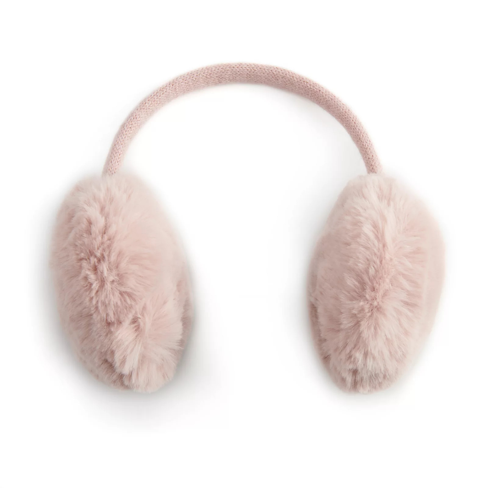 Women's LC Lauren Conrad Faux Fur Earmuffs, Blush | Kohl's