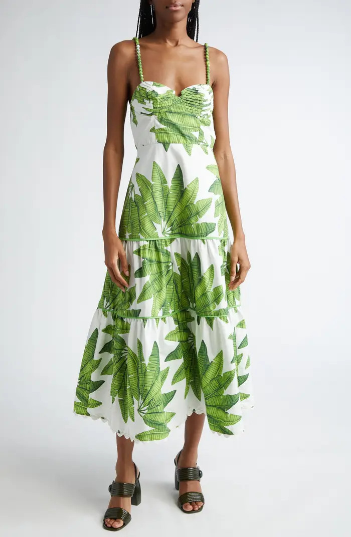 FARM Rio Palm Fan Cotton Sundress | Nordstrom | Nordstrom