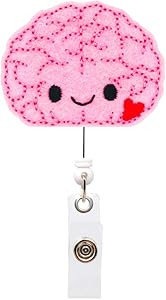 Brain Badge Reel, Retractable Badge Holder for Women Nurse, Alligator Clip, Lightweight & Easy Re... | Amazon (US)
