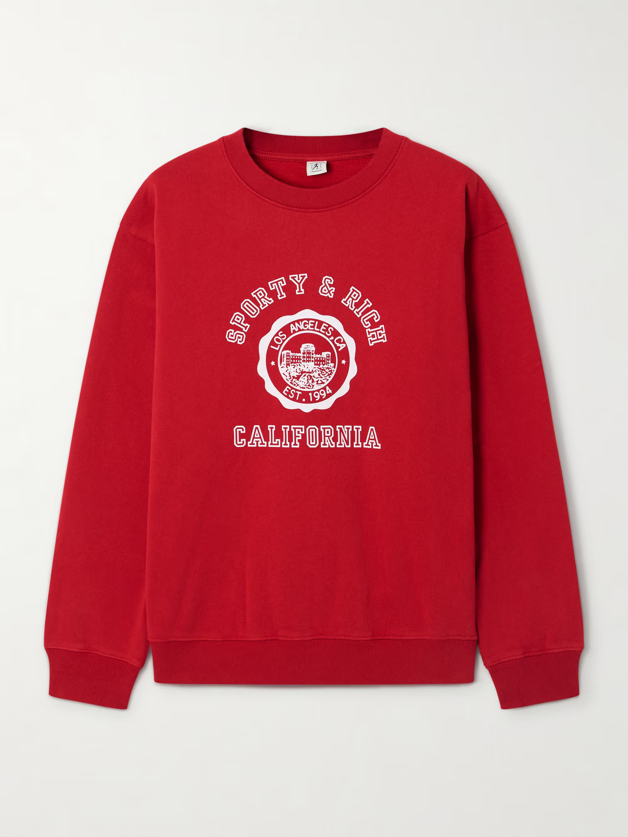 California printed cotton-jersey sweatshirt | NET-A-PORTER (UK & EU)