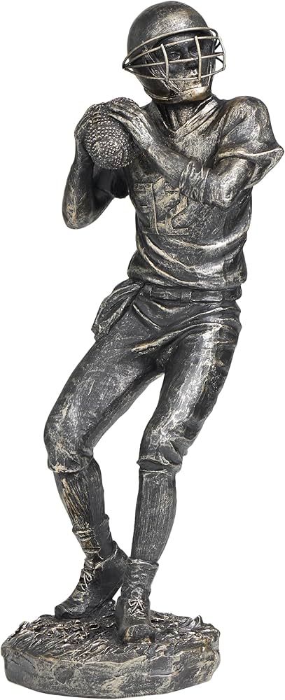 Deco 79 Polystone Football Player Decorative Sculpture Home Decor Statue, Accent Figurine 6" x 6"... | Amazon (US)