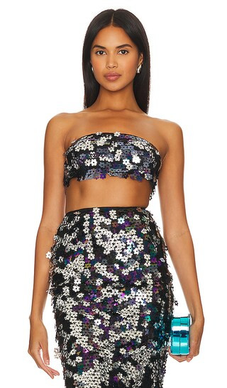 Sirena Top in Hologram | Revolve Clothing (Global)