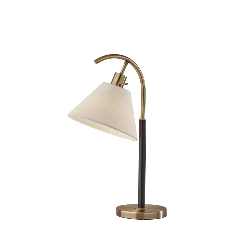 Jerome Table Lamp Black/Antique Brass - Adesso | Target