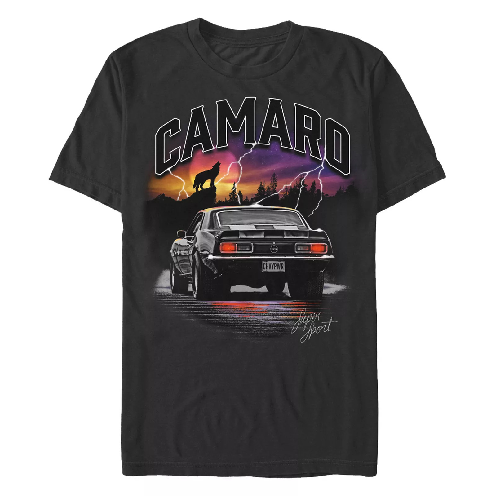 Men's Camaro Graphic Tee, Size: Medium, Black | Kohl's