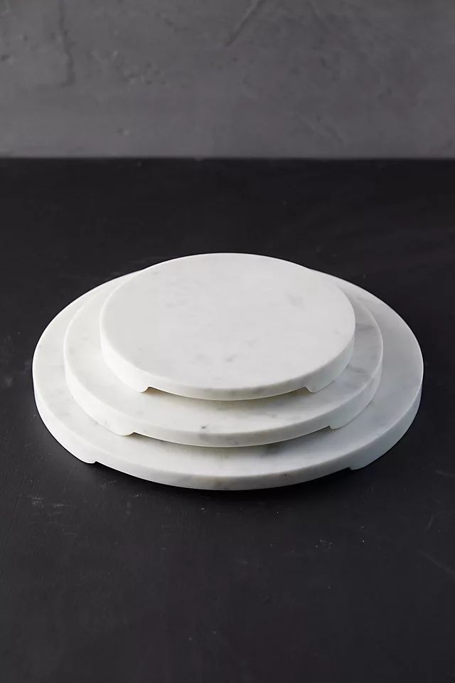 Footed Marble Serving Board | Anthropologie (US)