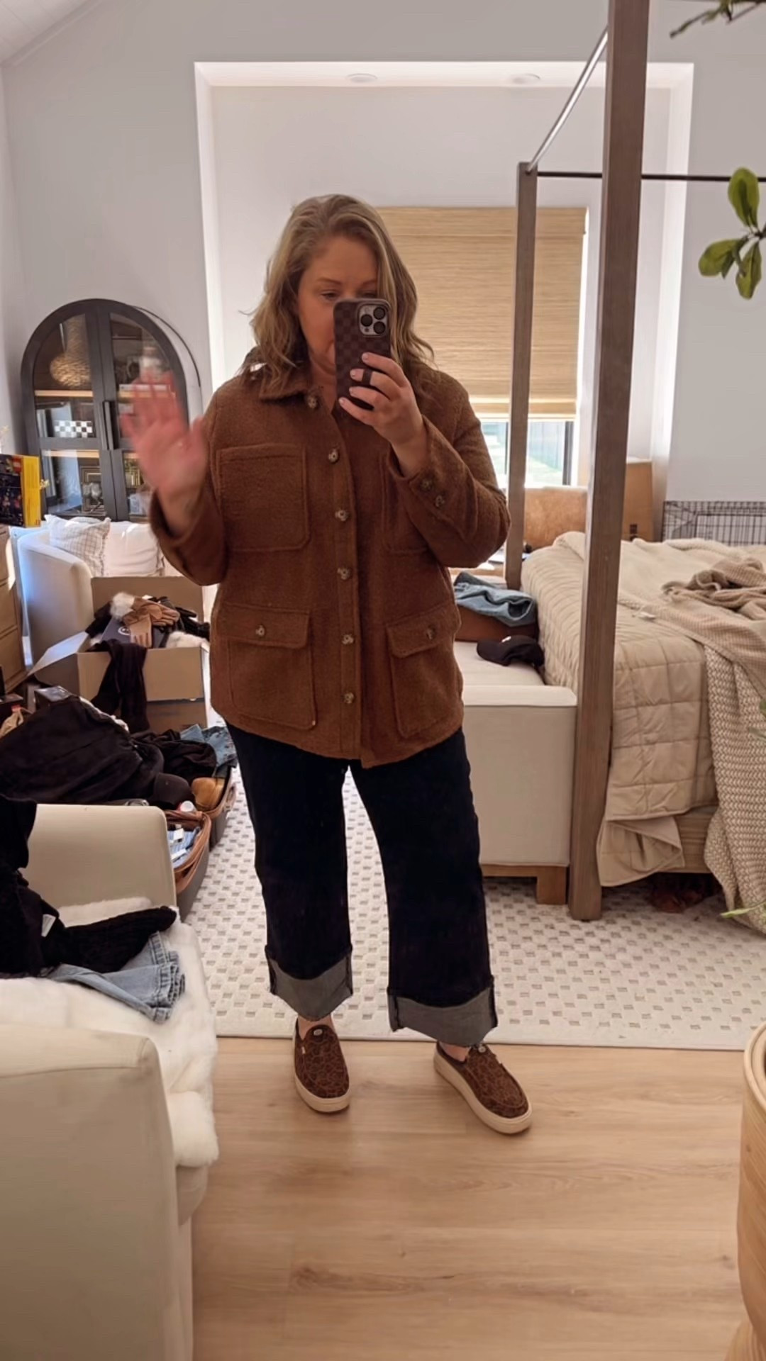 This jacket from Walmart is so soft and cute. It’s definitely going to be sold out soon! Also, these jeans are currently only $15!  They are by scoop and available in many different washes!

#LTKmomlife #LTKMidsize #LTKOver40