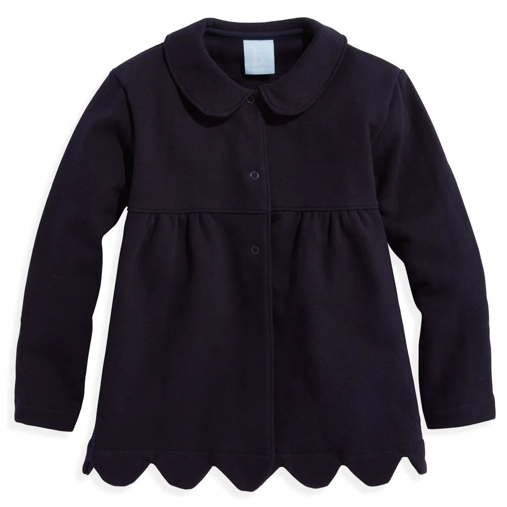 Scalloped Lotus Coat with Bow | bella bliss 