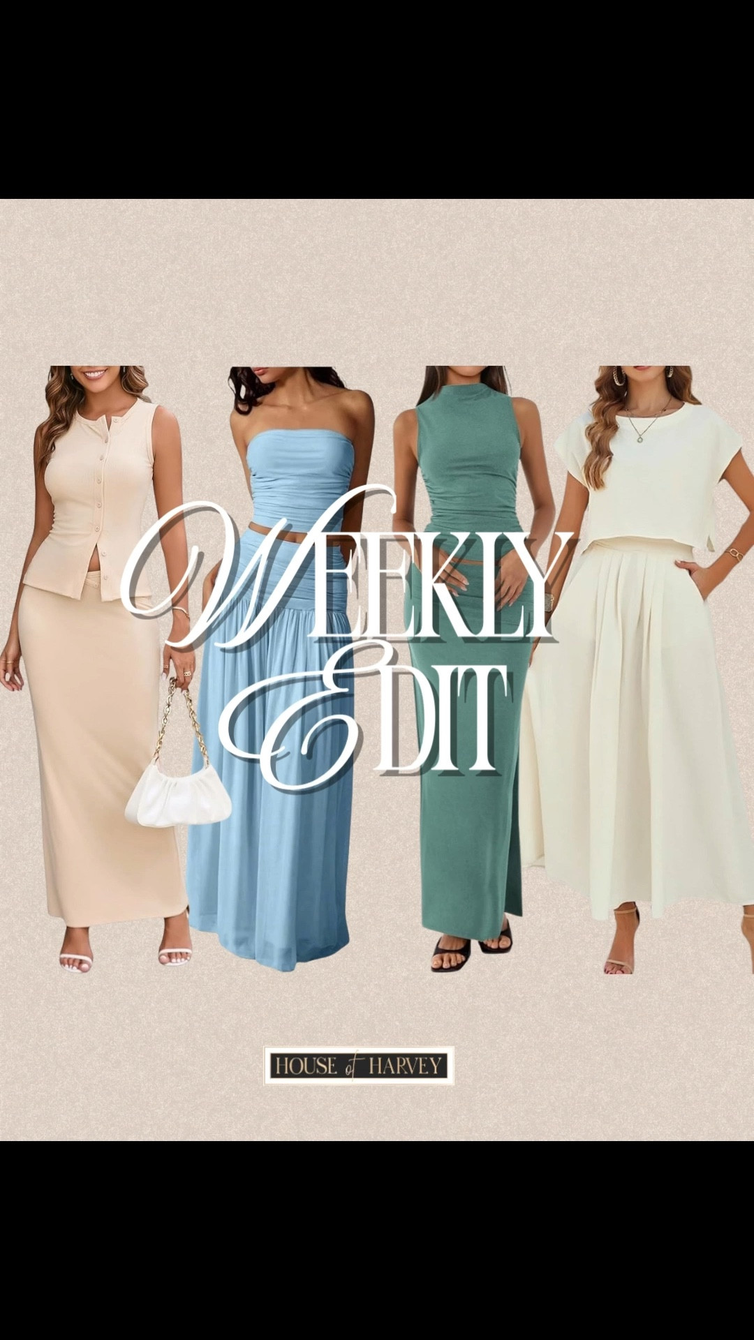 WEEKLY EDIT—this week it’s all about clean lines, soft neutrals, and simple combinations that speak for themselves. These are pieces that work together naturally — creating a calm, confident look that feels easy to wear and easy to repeat. I found some amazing pieces all under $100 and from Amazon! These skirt sets are so chic and embody this style vibe. Linked ⬆️

#ltkcreator #ltkfinds #ltkwatchnow #amazon #amazonfinds #amazonfashion #springoutfits #spring #springfashion 

#LTKootd #LTKSeasonal #LTKgrwm