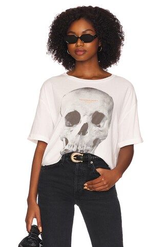 The Laundry Room Tales Crop Oversized Tee in White from Revolve.com | Revolve Clothing (Global)