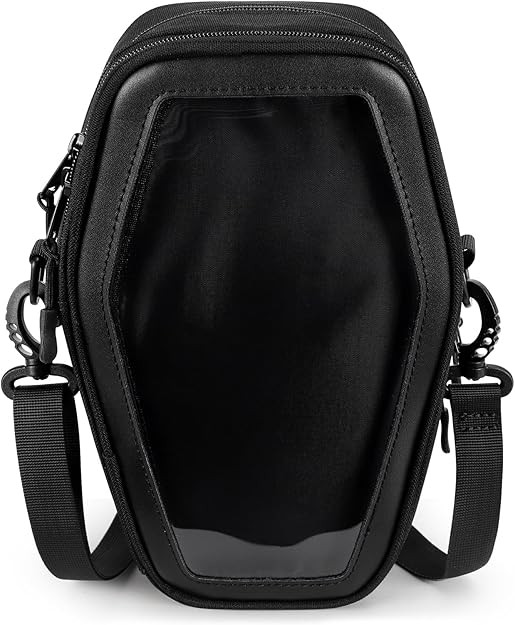 STEAMEDBUN Ita Coffin Purse with Insert Gothic Crossbody Bag for Halloween | Amazon (US)