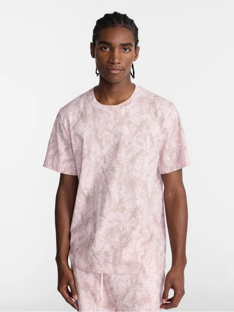 No Boundaries Standard Fit Cotton Tee with Short Sleeves, Men's and Big Men's XS-5XL | Walmart (US)