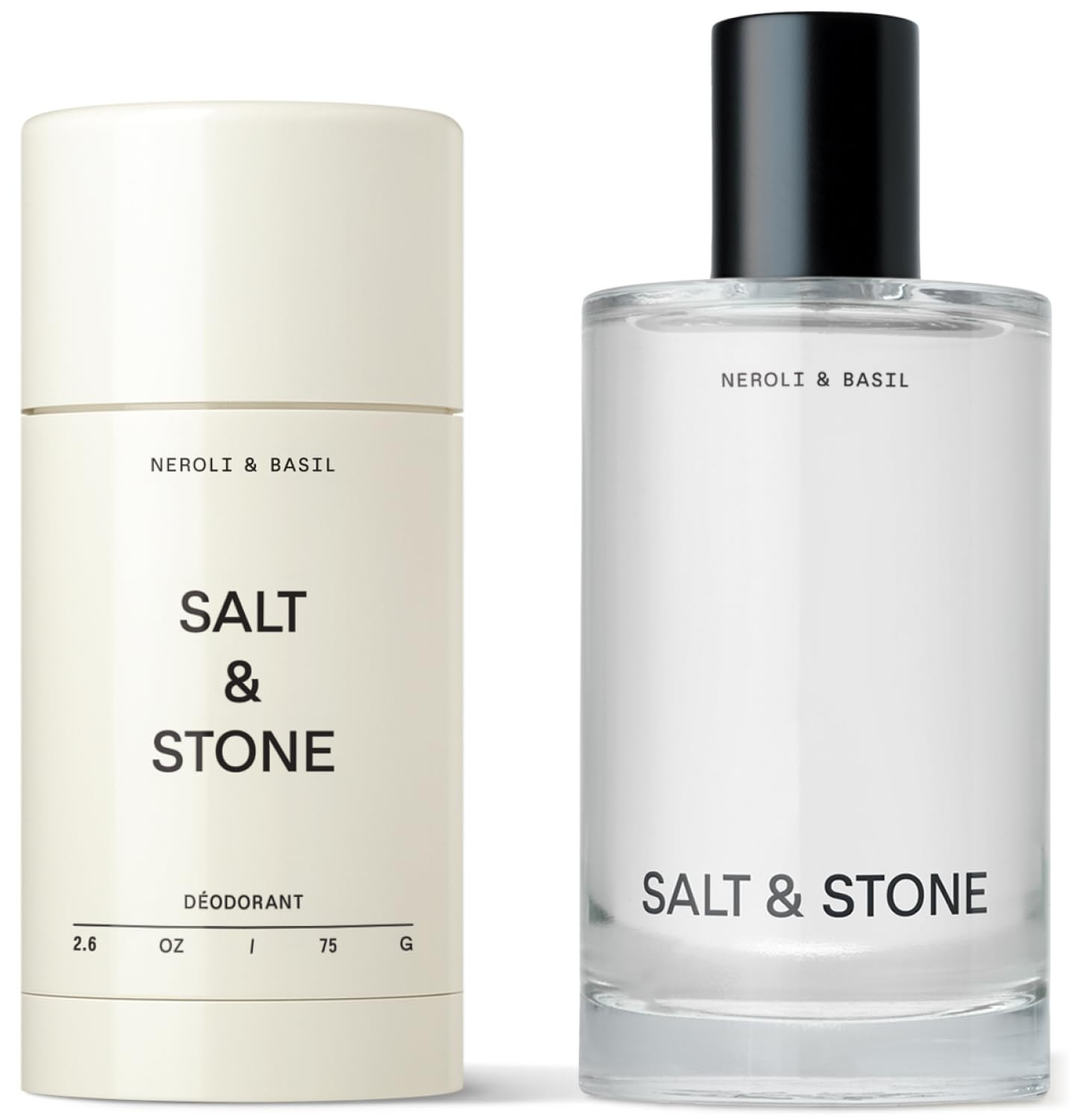 Salt & Stone Signature Duo, Deodorant and Body Mist, Neroli & Basil | Amazon (US)