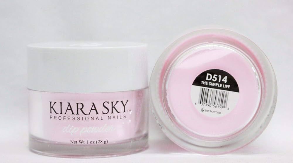 Kiara Sky Professional Nails, Nail Dipping Powder 1 oz. - Pink Tones (The Simple Life) | Amazon (US)
