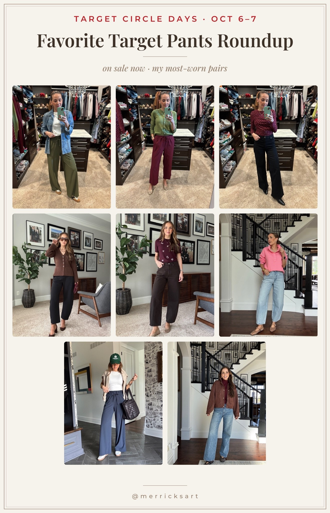 @Target 360 members get early access but my favorite pants included in the sale are all linked here! Circle Days live Oct 6-7