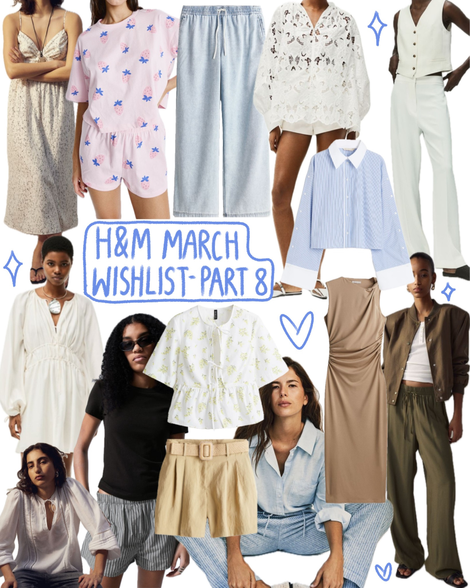 H&M March Wishlist Part 8!
Spring outfits, summer outfits, brunch outfits, work outfit, striped shorts, linen, striped shirts, summer trousers, pull on jeans, broderie, dresses.

#LTKfindsunder50 #LTKworkwear #LTKstyletip