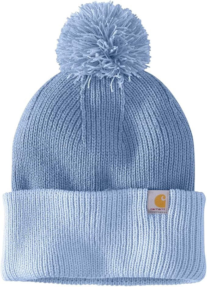 Carhartt Women's Knit PomPom Cuffed Beanie | Amazon (US)
