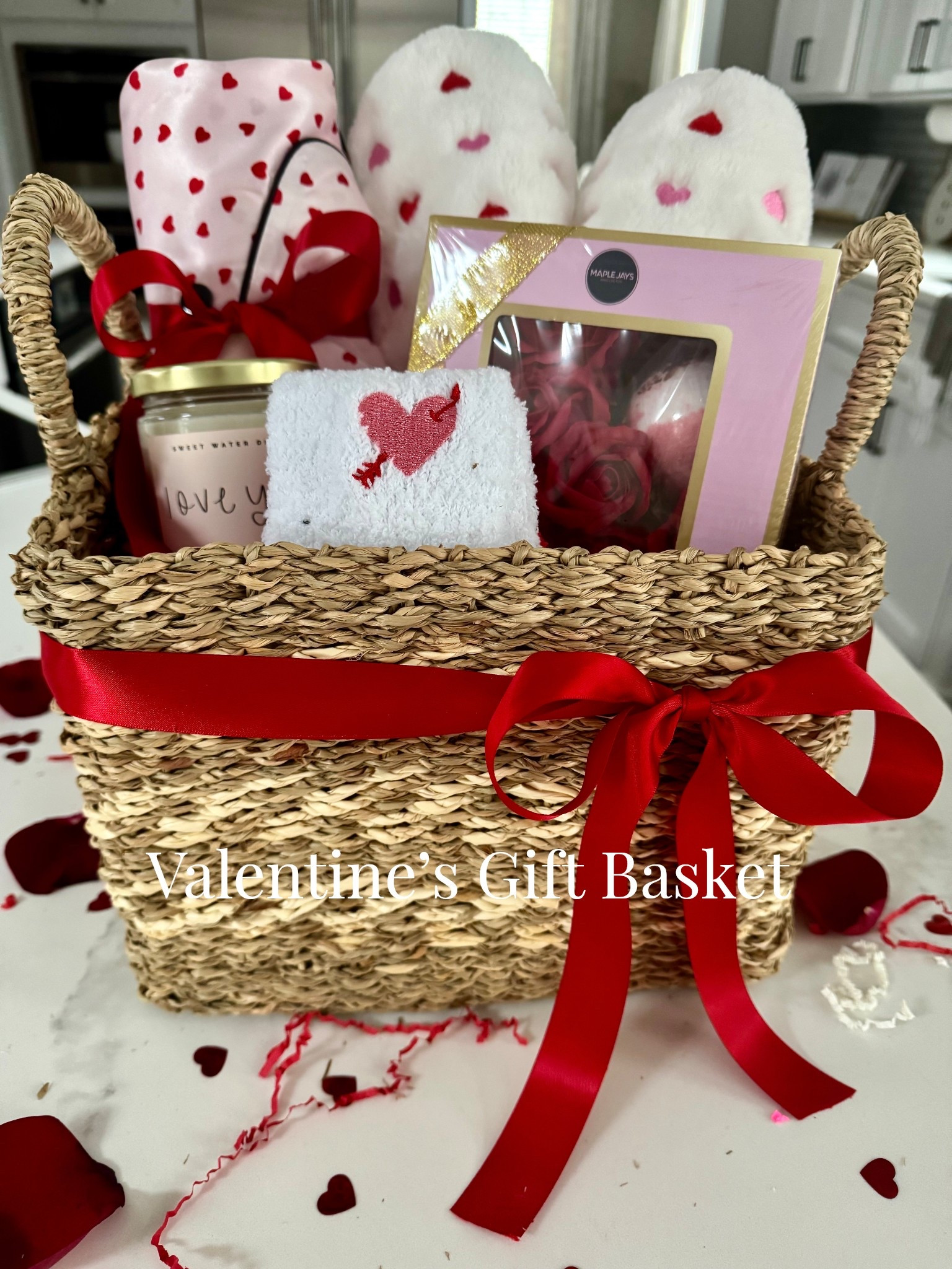 Valentine’s Day gift basket ❤️ cozy gift ideas, soft textures, and sweet details. 

#ValentinesDayGift #GiftBasketIdeas #CozyHome #LTKFinds #ValentineGiftIdeas #amazon #target

#LTKFindsUnder50 #LTKGiftGuide