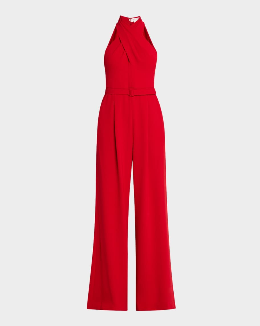 A.L.C. Murphy II Belted Wide-Leg Jumpsuit | Neiman Marcus