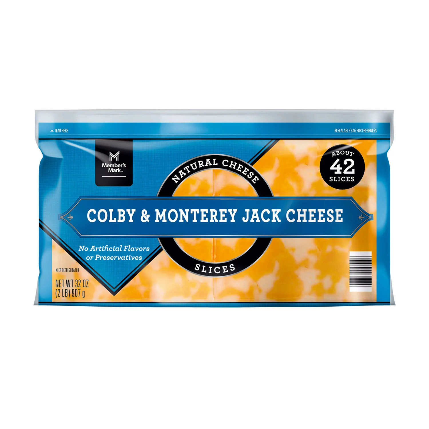 Member's Mark Sliced Colby Jack Cheese (2 lbs.) | Sam's Club