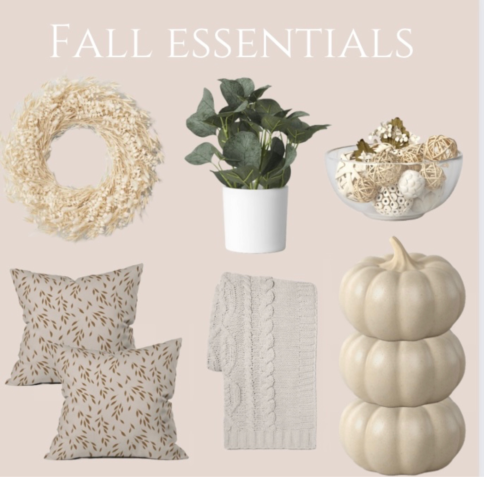 Fall Home Essentials. #falldecor #fall #pillows #fauxplant #wreath #blanket #pumpkins #tabledecor

#LTKHalloween #LTKSeasonal #LTKhome