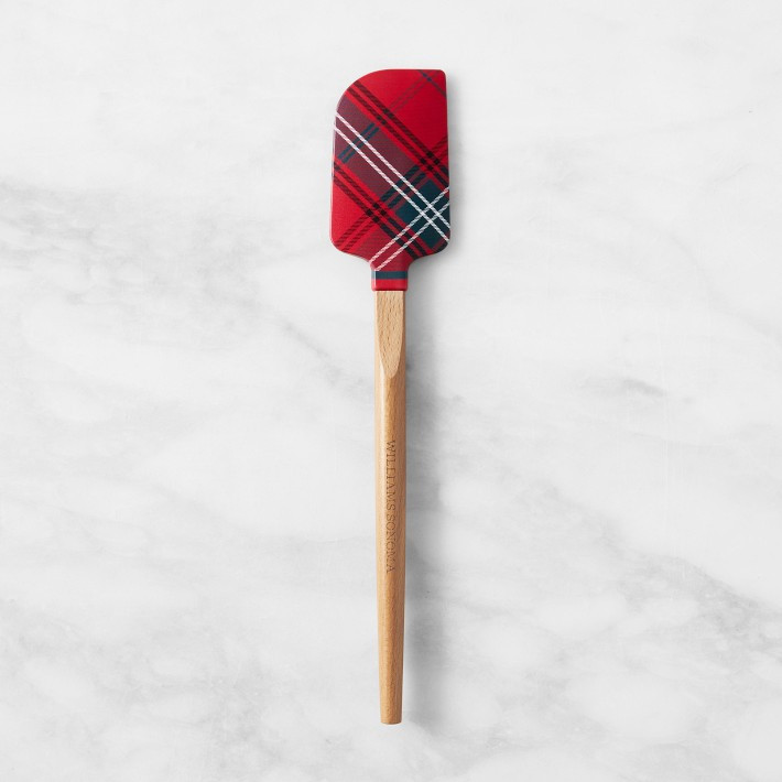 Williams Sonoma Red Tartan Wood Spatula | Williams-Sonoma