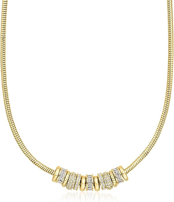 Ross-Simons 14kt Yellow Gold-Plated Bead Charm Jewelry | Amazon (US)