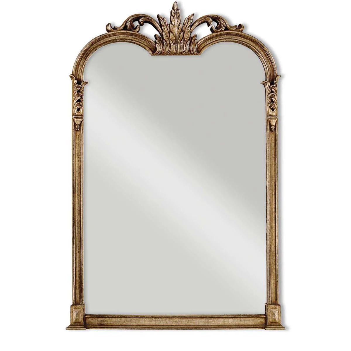 Jacqueline 43X28 Traditional Antiqued Frame Flat Surface Accent Mirror | Build.com, Inc.