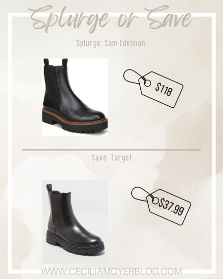 Black boots for fall - fall boots - winter boots - Target find - Target shoes - sam Edelman 

#LTKshoecrush #LTKunder50