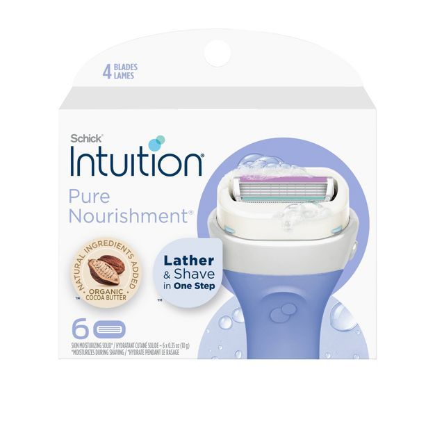 Schick Intuition Pure Nourishment Women's Razor Blade Refills | Target