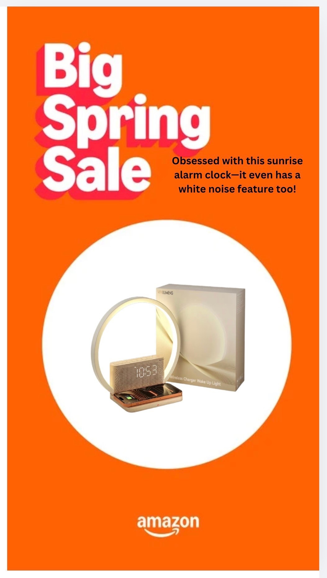 Obsessed with this sunrise alarm clock—it even has a white noise feature too!

#LTKdayinmylife #LTKSaleAlert #LTKHome