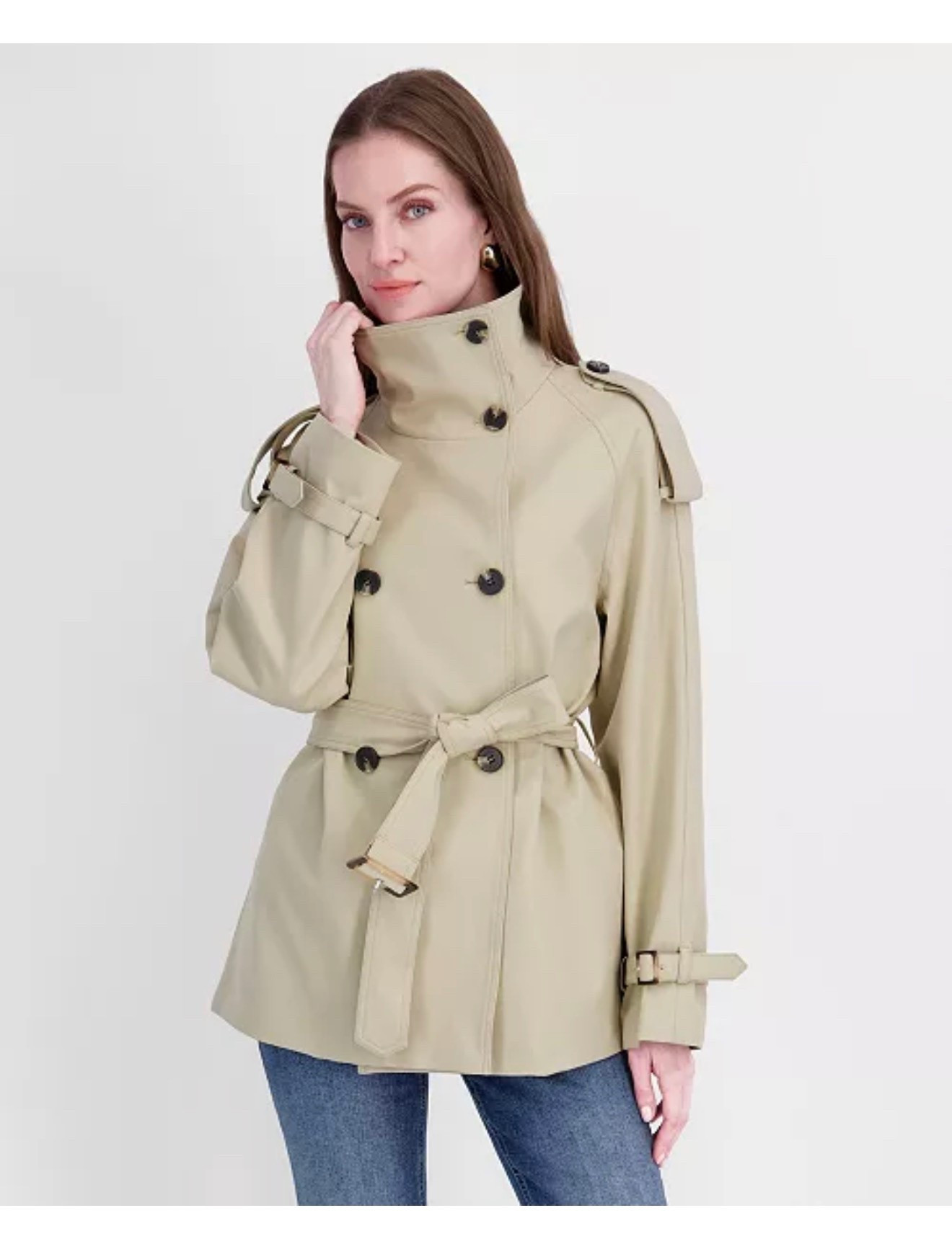 Tahari
Women's Funnel-Neck Belted Trench Coat

#LTKSeasonal #LTKootd #LTKWorkwear