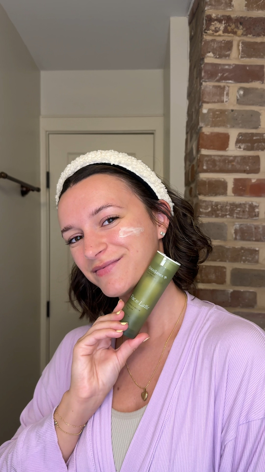 #ad Awaken your skin with @goodjanesbeauty ☕️ My favorite vitamin c serum to help me get the day started! 
Use code “Madeline20” for 20% off✨ #goodjanes #goodjanesbeauty #skincareroutine #skincare #grwm #cleanskincare 

#LTKBeauty #LTKVideo