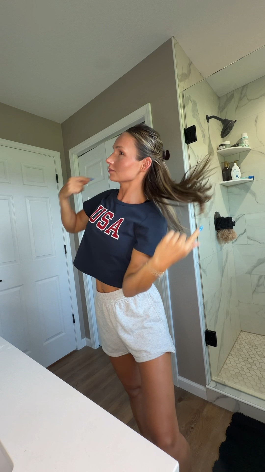 USA tee is Mason Raine Boutique and drops this friday! 
Bag is Mina Baie Emmy full in coco

#LTKmorningroutine #LTKvlog #LTKdayinmylife