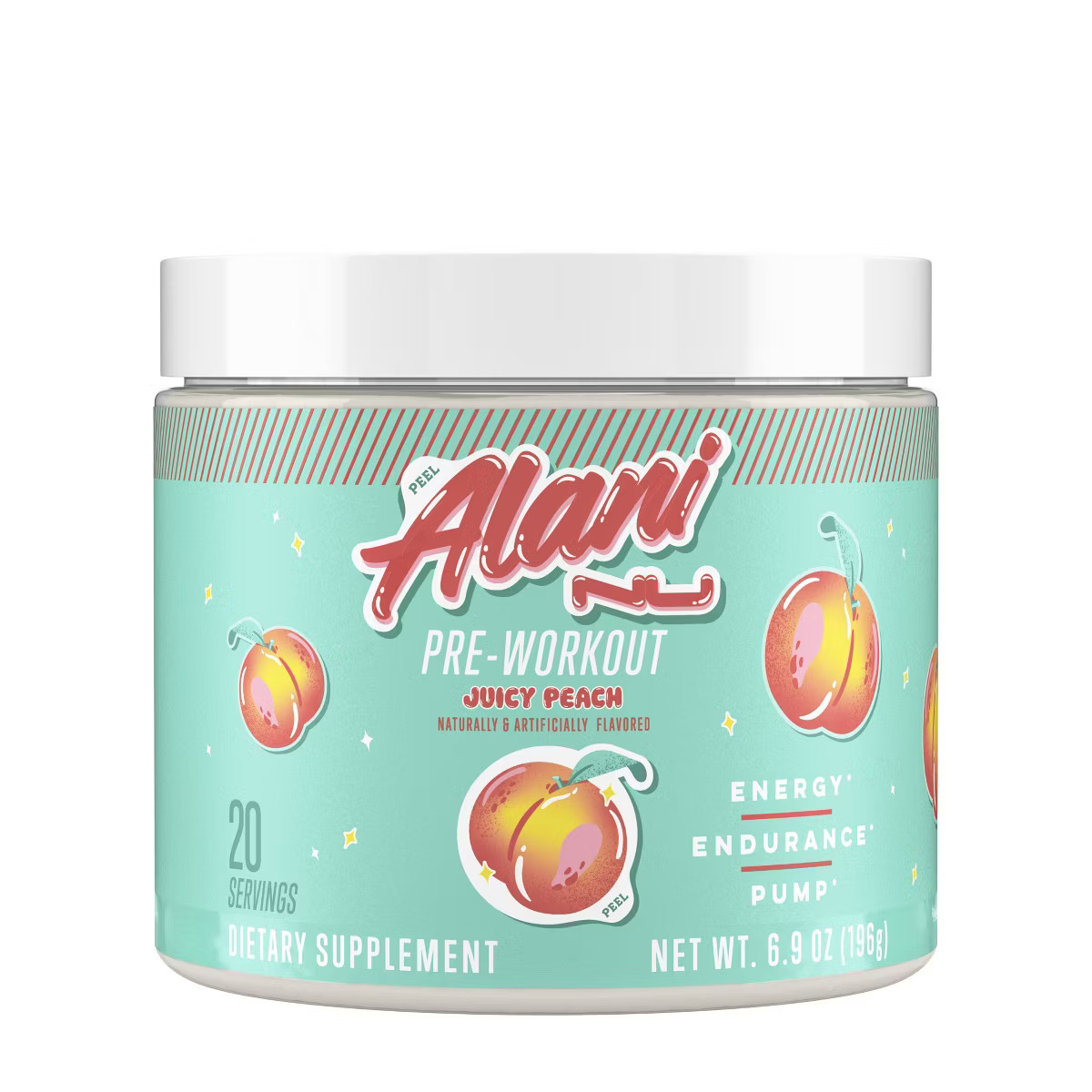 Alani Nutrition Pre-Workout Energy Supplement Powder - Juicy Peach - 6.9oz | Target